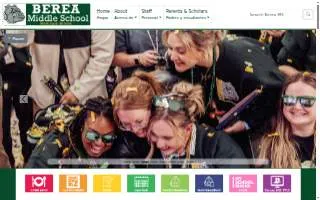 Berea Middle School website