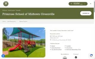 Primrose School of Midtown Greenville website
