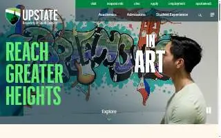 USC Upstate Greenville Campus website
