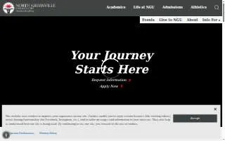 North Greenville University T. Walter Brashier Graduate School website