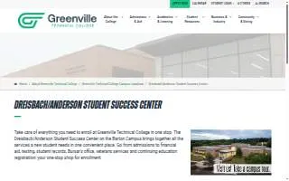 Student Success Center - Greenville Technical College website