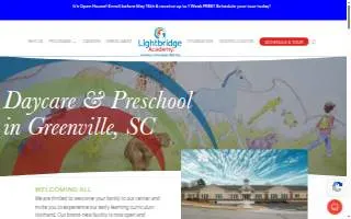 Lightbridge Academy of Greenville website