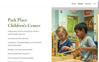 Park Place Children's Center website