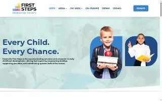 Greenville First Steps website