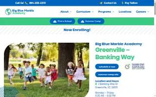 Big Blue Marble Academy Banking Way website
