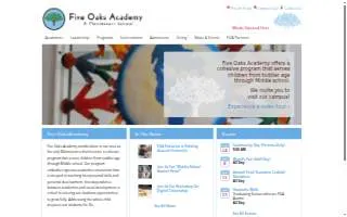 Five Oaks Academy website