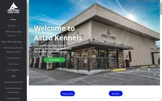 Astro Kennels 2 website