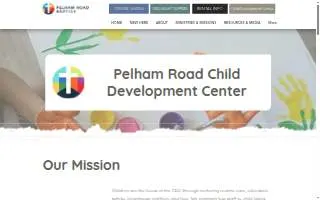 Pelham Road Child Development Center website