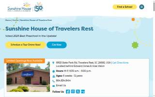 Sunshine House of Travelers Rest