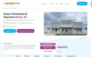 The Learning Experience - Greer website
