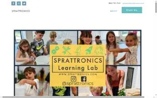 Sprattronics Learning Lab website
