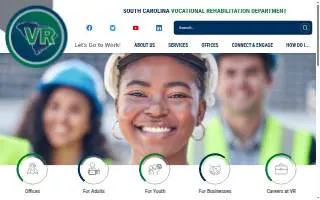 Vocational Rehabilitation Columbia (training center) website