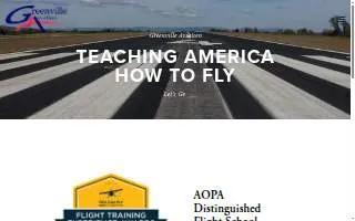 Greenville Aviation website