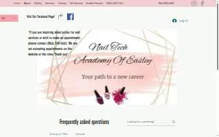 Nail Tech Academy Of Easley website