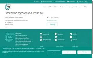 Greenville Montessori Institute website