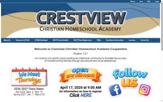 Crestview Christian Homeschool Academy Cooperative