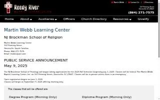 Martin-Webb Learning Center website