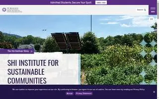 The Shi Institute for Sustainable Communities website