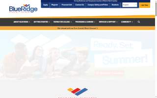 Blue Ridge Community College website