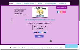 The Art Haven website