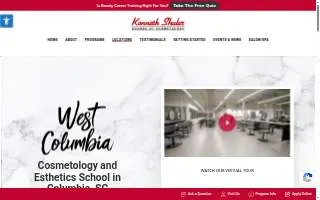 Kenneth Shuler School of Cosmetology website