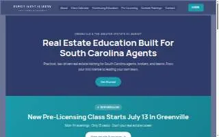 Expert Agent Academy website