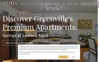 Springs at Laurens Road website