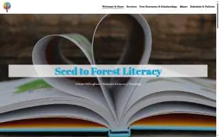 Seed to Forest Literacy website