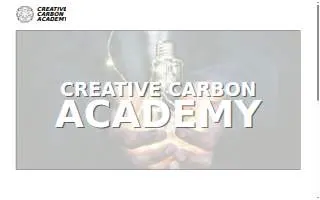 Creative Carbon Academy website