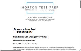 Horton Test Prep