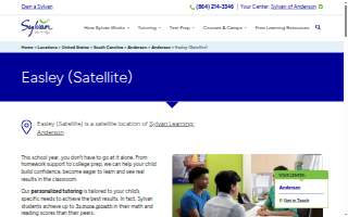 Sylvan Learning of Easley (Satellite)