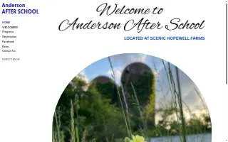 Anderson After School website