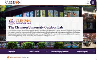 Clemson Outdoor Lab: Full Service Camp and Retreat Center