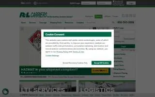 R+L Carriers of Piedmont website