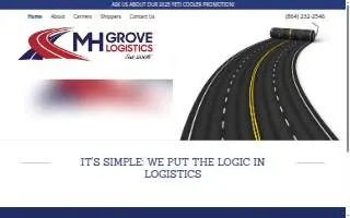 MH Grove Logistics Inc website