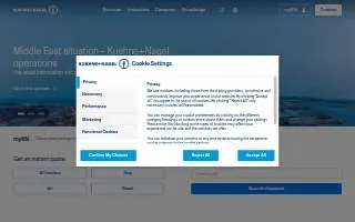 Kuehne + Nagel Inc. of Greenville website