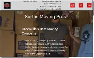 Surfus Moving Pros website
