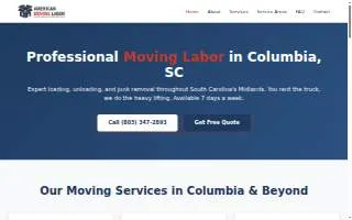 American Moving Labor website