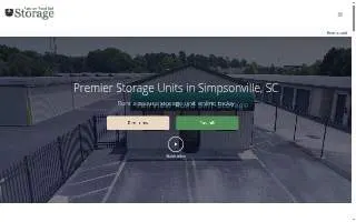 Fairview Road Self Storage website