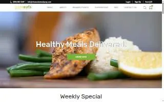 Clean Eats Meal Prep website