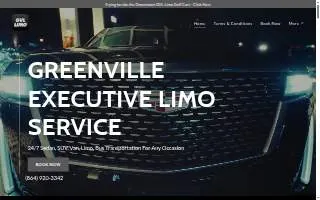 Greenville Executive Limo Service "GVL Limo" website