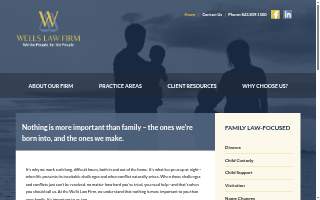 WELLS LAW FIRM, P.C. - Family Court Law Firm - David E. Wells, Attorney