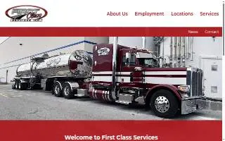 First Class Services website