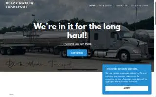 Black Marlin Transport website