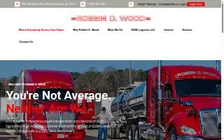 Robbie D Wood, Inc. website