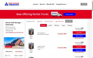 Devon Self Storage Greenville, Texas
