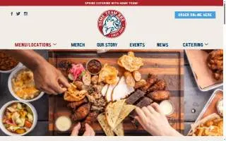 Home Team BBQ of Greenville website