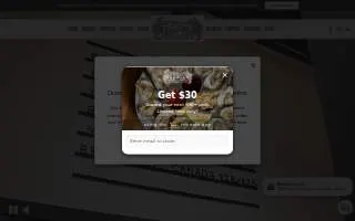 The Ottaray Raw Bar & Taphouse website