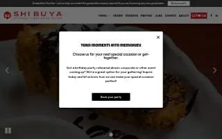 Shibuya Japanese Steak House website