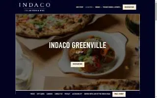 Indaco of Greenville website